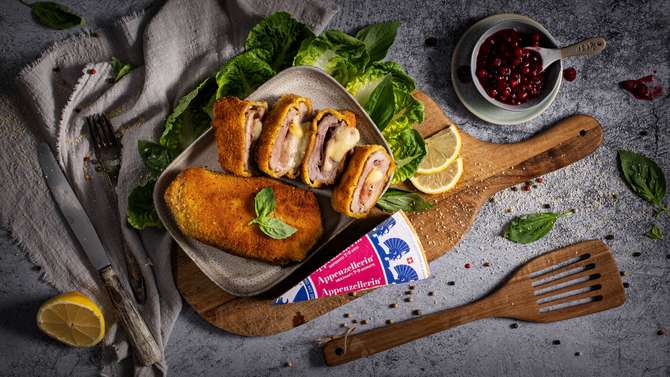 Cordon bleu mit Appenzellerin