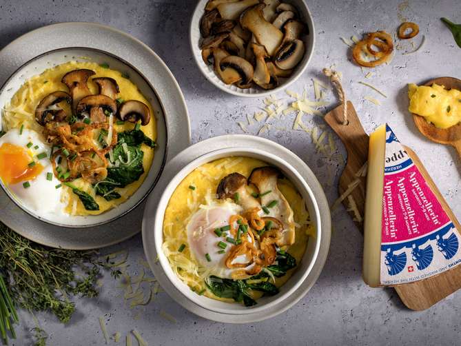 Polenta mit Appenzellerin