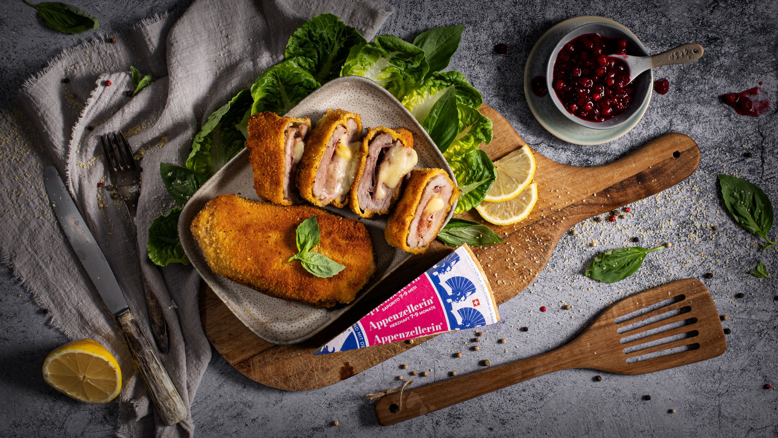 Cordon bleu mit Appenzellerin